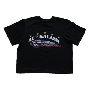 AL-KALASH Black Stars tee