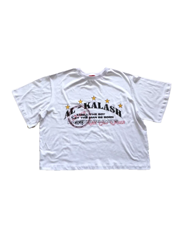 AL-KALASH White Stars tee