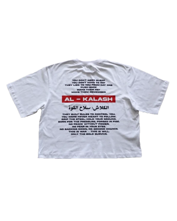 AL-KALASH White tee back