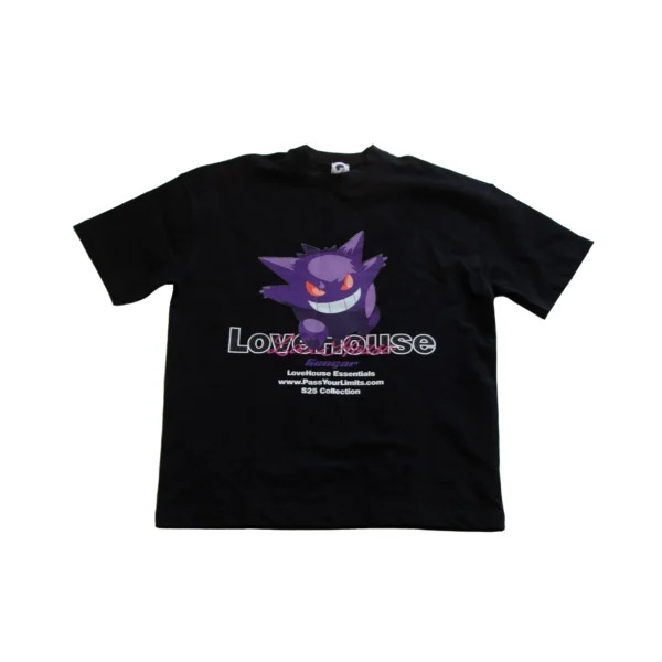 lovehouse-gengar-black-tee