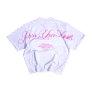 Signature White Pink tee - back image