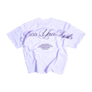 Signature White Black tee - back image